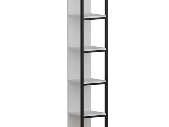Βιβλιοθήκη Texas 875ZNA3611 33,7x29,5x180cm Black-White