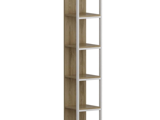 Βιβλιοθήκη Texas 875ZNA3613 33,7x29,5x180cm White-Oak