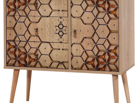 Συρταριέρα Verybox 869VEL3447 90x40x90cm Multi