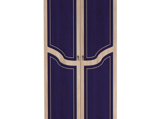 Ντουλάπα Δίφυλλη Stil 869VEL4236 90x52x192cm Oak-Blue Δίφυλλη