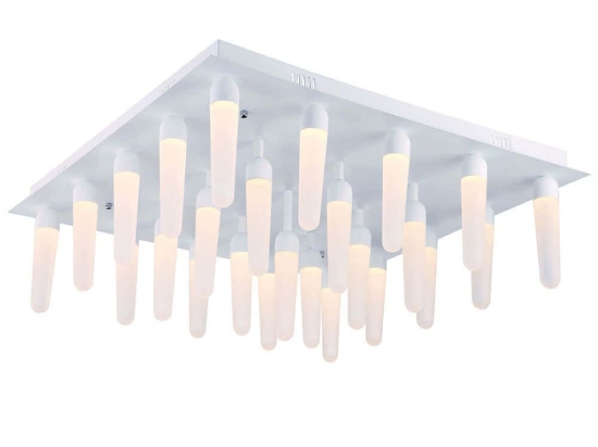 Φωτιστικό Οροφής - Πλαφονιέρα 888BLM1210 70x70x29cm 25xLed 3W White Opviq