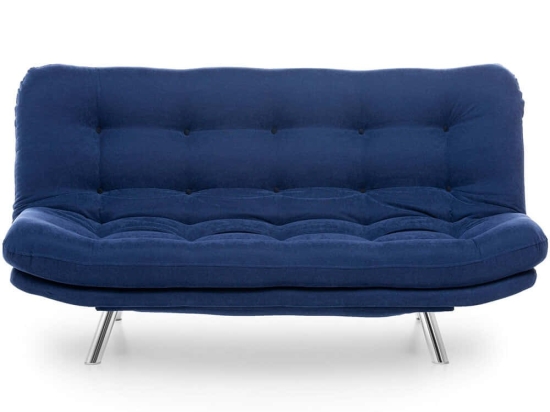 Καναπές - Κρεβάτι Τριθέσιος Misa 859FTN1323 200x105x95cm Navy Blue