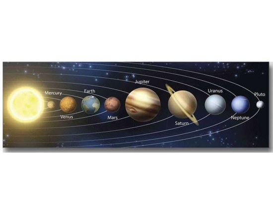 Πίνακας Καμβάς Με Φως Led 254LED4321 90x30cm Multi Wallity Οριζόντιοι Ξύλο, Καμβάς