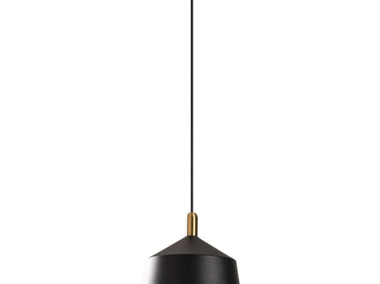 Φωτιστικό Οροφής Saglam 892OPV1518 Φ25x124cm 1xE27 40W Black-Gold Opviq