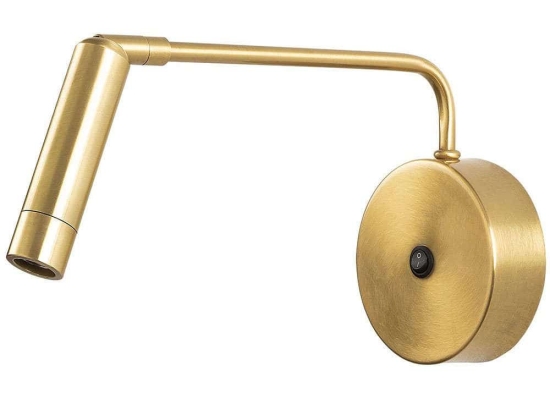 Φωτιστικό Τοίχου - Απλίκα Ugur 892OPV1282 10x27x15cm Led 1W 2700K Gold Opviq