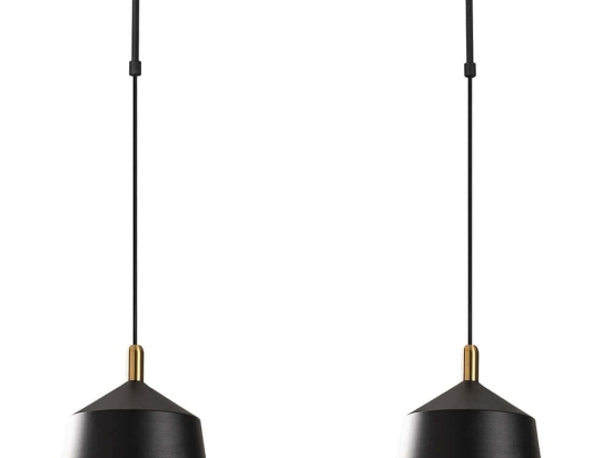 Φωτιστικό Οροφής Saglam 892OPV1553 70x70x100cm 2xE27 40W Black-Gold Opviq