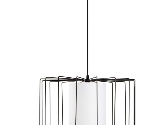 Φωτιστικό Οροφής Tel 892OPV1683 Φ47x127cm E27 40W Black-White Opviq