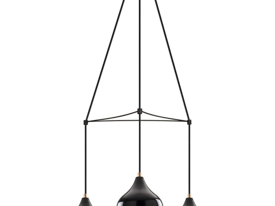 Φωτιστικό Οροφής Yildo 892OPV1759 Φ54x174cm 3xE27 40W Black-Copper Opviq