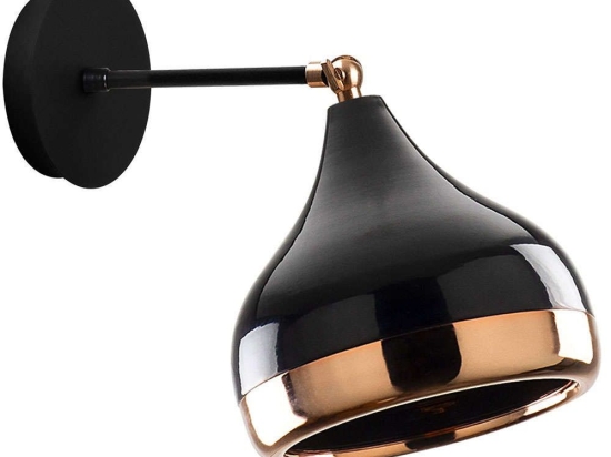 Φωτιστικό Τοίχου - Απλίκα Yildo 892OPV1301 17x28x28cm 1xE27 40W Black-Copper Opviq