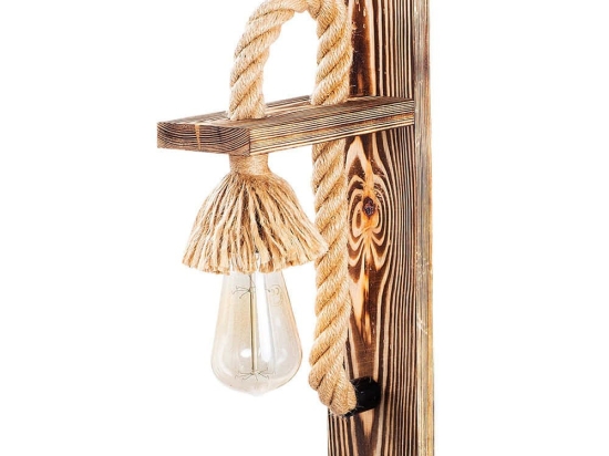 Φωτιστικό Τοίχου - Απλίκα Erebos 521SHN2131 9x18x45cm 1xE27 40W Natural Opviq