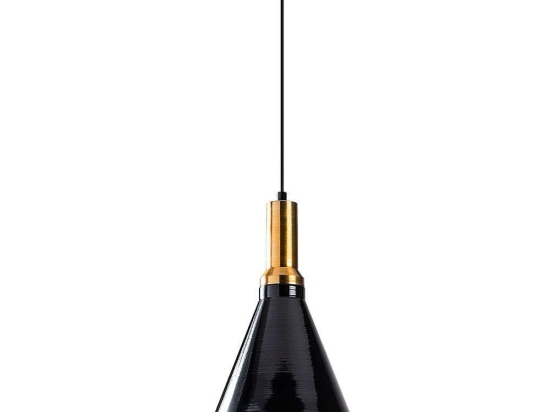 Φωτιστικό Οροφής Berceste 521SHN3164 25x25x136cm E27 40W Black-Gold Opviq
