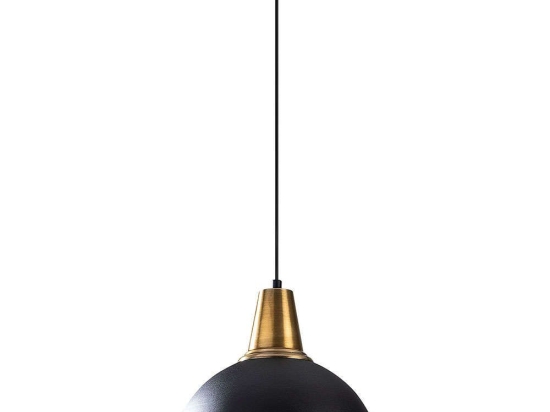 Φωτιστικό Οροφής Berceste 521SHN3178 30x30x124cm E27 40W Black-Gold Opviq