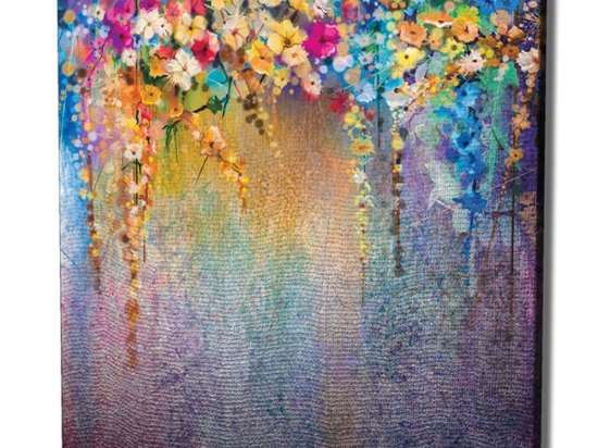 Πίνακας Καμβάς 265VGA1411 45x45cm Multi Wallity Τετράγωνοι Ξύλο, Καμβάς