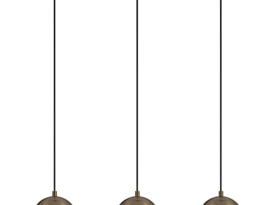 Φωτιστικό Οροφής - Ράγα Berceste 521SHN3314 65x15x111cm 3xE27 40W Gold Opviq