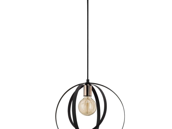 Φωτιστικό Οροφής Vaveyla 521SHN3360 Φ35x131cm 1xE27 40W Black Opviq