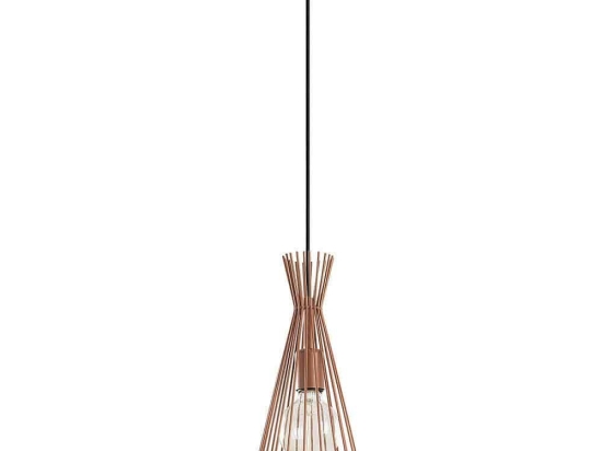 Φωτιστικό Οροφής Mezopotamya 525NOR1601 Φ20x136cm 1xE27 40W Copper Opviq
