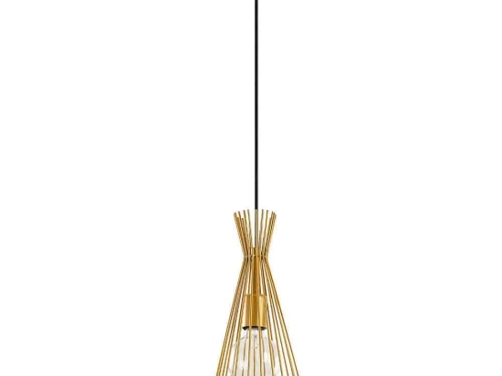 Φωτιστικό Οροφής Mezopotamya 525NOR1602 Φ20x136cm 1xE27 40W Gold Opviq