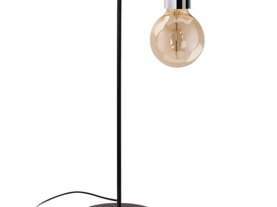 Φωτιστικό Επιτραπέζιο Harput 525NOR2170 Φ17x52cm 1xE27 40W Black-Silver Opviq