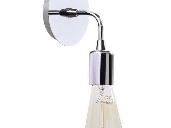 Φωτιστικό Τοίχου - Απλίκα Harput 525NOR3186 Φ12x20cm 1xE27 40W Chrome Opviq