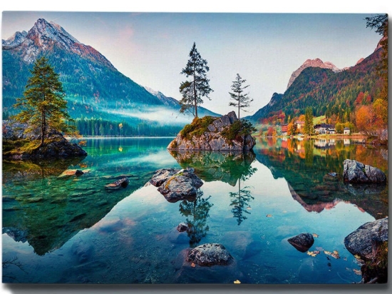 Πίνακας Καμβάς 529TCR1586 100x70cm Multi Wallity Οριζόντιοι Ξύλο, Καμβάς