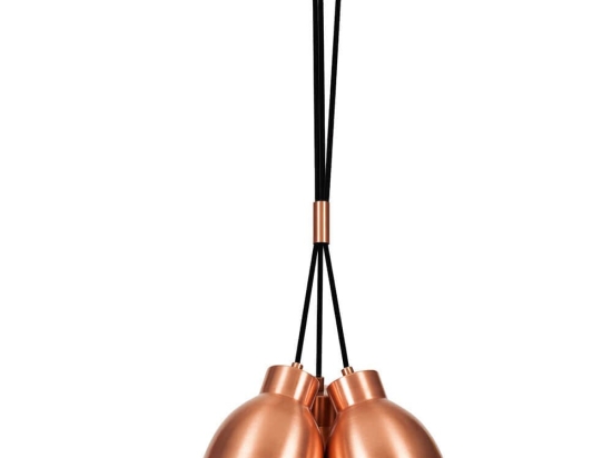Φωτιστικό Οροφής Sivani 527ABY1722 Φ30x109cm 3xE27 40W Copper Opviq
