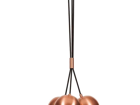 Φωτιστικό Οροφής Sivani 527ABY1731 Φ30x108cm 3xE27 40W Bronze-Gold Opviq