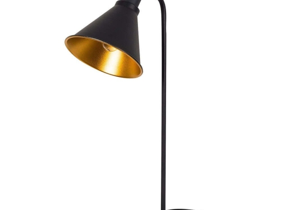 Φωτιστικό Επιτραπέζιο Sivani 527ABY2197 Φ28x50cm 1xE27 40W Black-Gold Opviq