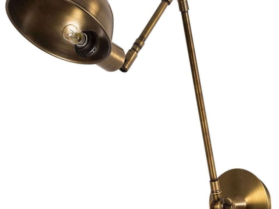 Φωτιστικό Τοίχου - Απλίκα Sivani 527ABY3139 15x30x50cm 1xE27 40W Gold Opviq