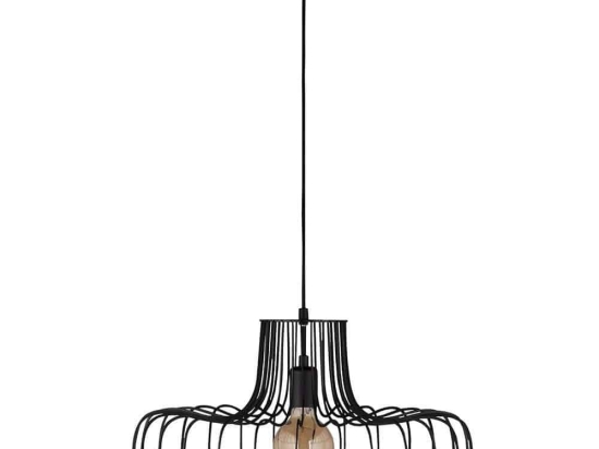 Φωτιστικό Οροφής Fellini 527ABY1767 Φ53x124cm 1xE27 40W Black-Copper Opviq