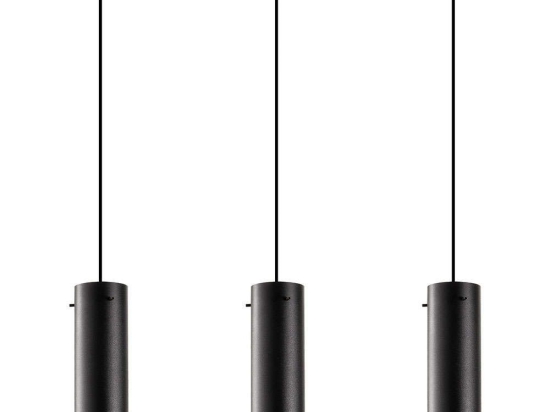Φωτιστικό Οροφής - Ράγα Sivani 892OPV1819 60x8x114cm 3xE27 40W Black-Yellow Opviq