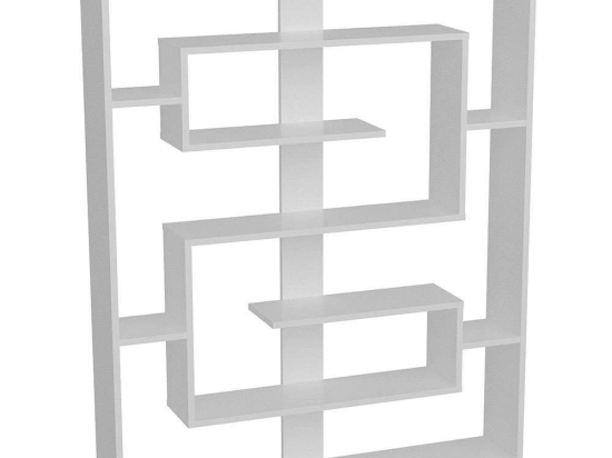 Βιβλιοθήκη Esteban 875ZNA3647 120x22x156cm White