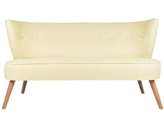 Καναπές Διθέσιος Bienville 558ZEN1201 141x73x77cm Cream