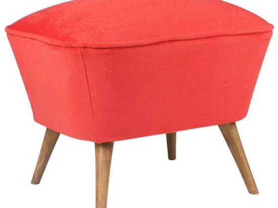 Σκαμπό Lake View 558ZEN1320 57x45x45cm Red
