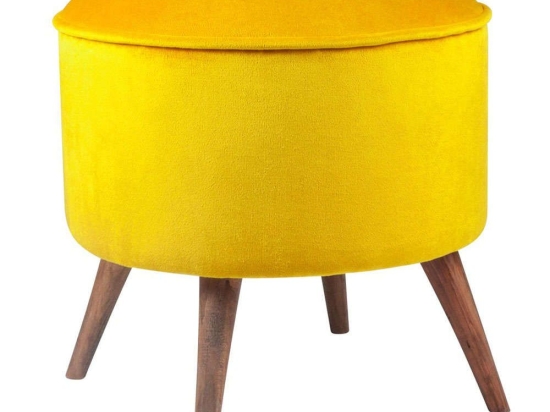 Σκαμπό Buena Park 558ZEN1328 45x43cm Yellow