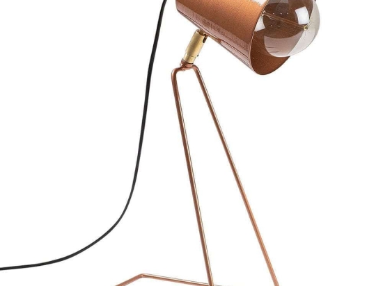 Φωτιστικό Επιτραπέζιο Sivani 521SHN2229 15x25x40cm 1xE27 40W Black-Copper Opviq