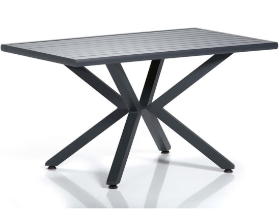 Τραπέζι Κήπου Sydney 561CLR1307 155x95x78cm Grey-Black