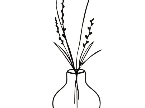 Διακοσμητικό Επιτραπέζιο Flowerpot 565TNL1160 15x46cm Black Aberto Design Μέταλλο