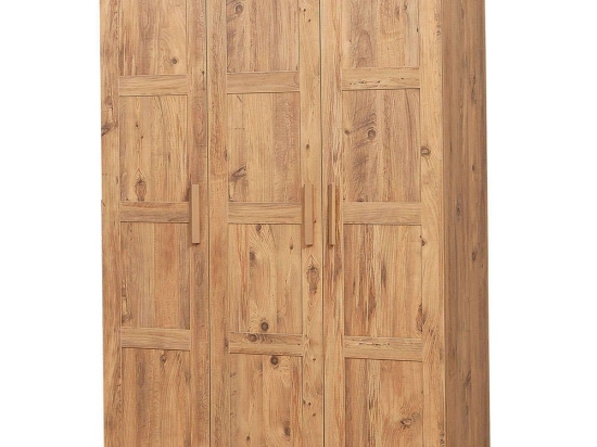 Ντουλάπα Τρίφυλλη Hedera 869VEL4256 120x48x189cm Pine Τρίφυλλη