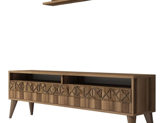 Σύνθεση Τηλεόρασης Line 845HCT3081 150x30x50cm Walnut