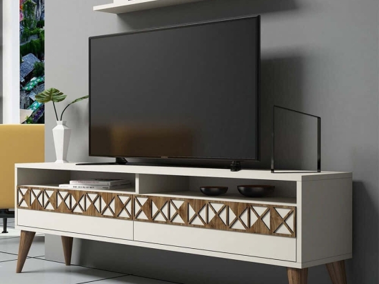 Σύνθεση Τηλεόρασης Line 845HCT3083 150x30x50cm Cream