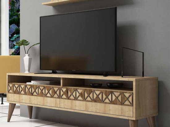 Σύνθεση Τηλεόρασης Line 845HCT3084 150x30x50cm Oak