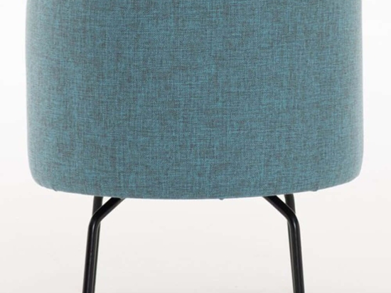 Σκαμπό Octo 825BLC1275 40x40x40cm Turquoise-Black