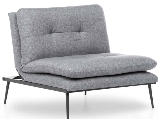Πολυθρόνα - Κρεβάτι Martin Solo 859FTN1726 90x90x95cm Grey