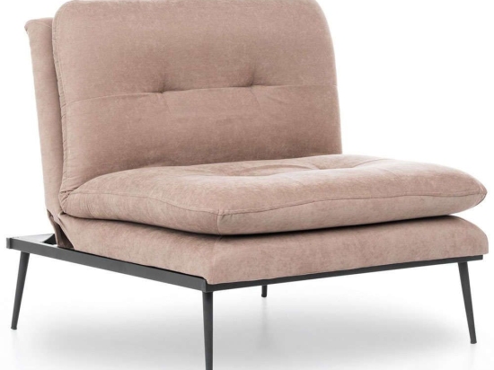 Πολυθρόνα - Κρεβάτι Martin Solo 859FTN1727 90x90x95cm Mink