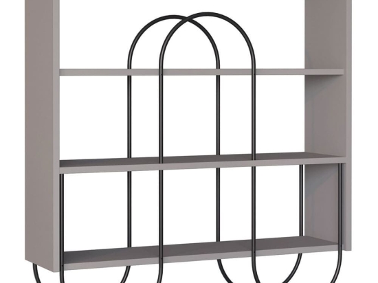 Μπουφές Norfolk 776HMS2503 96x25,5x99cm Mocha-Black
