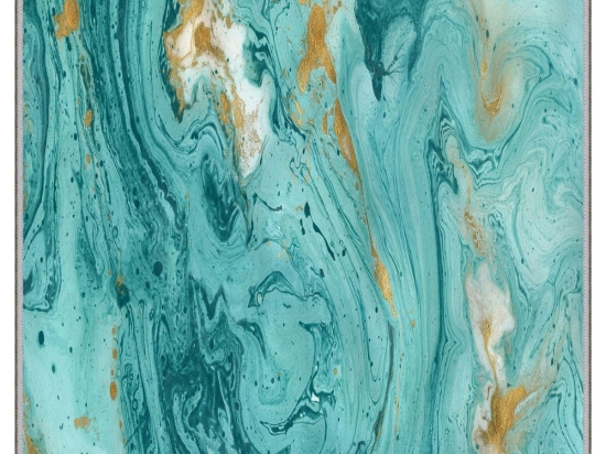 Χαλί Hmnt126 571HFT1984 Teal-Gold Conceptum Hypnose 80X120cm