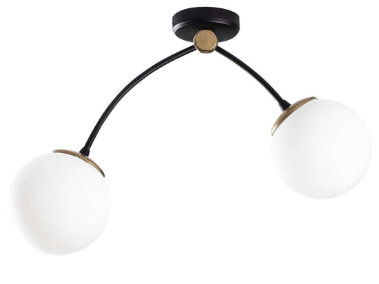 Φωτιστικό Οροφής - Πλαφονιέρα Kromozom 584TTM1107 51x15x41cm 2xE27 40W Multi Opviq