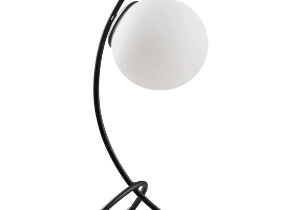 Φωτιστικό Επιτραπέζιο Yay 584TTM1718 23x18x43cm 1xE27 40W White-Black Opviq