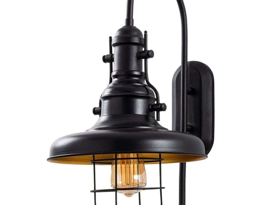 Φωτιστικό Τοίχου - Απλίκα Dodo 584TTM1902 28x40x51cm 1xE27 40W Black Opviq