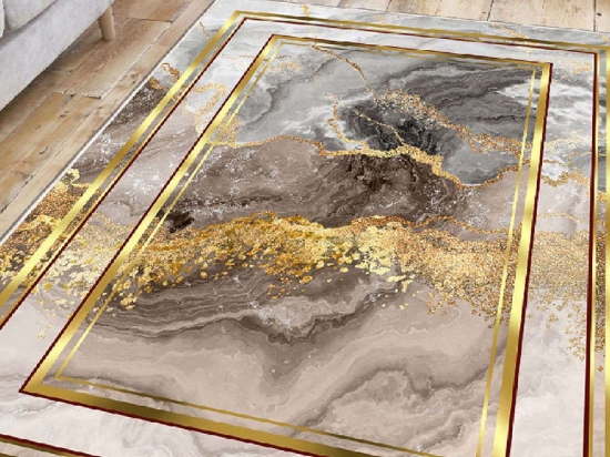 Χαλί ELS2416 Grey-Gold Conceptum Hypnose 100X200cm